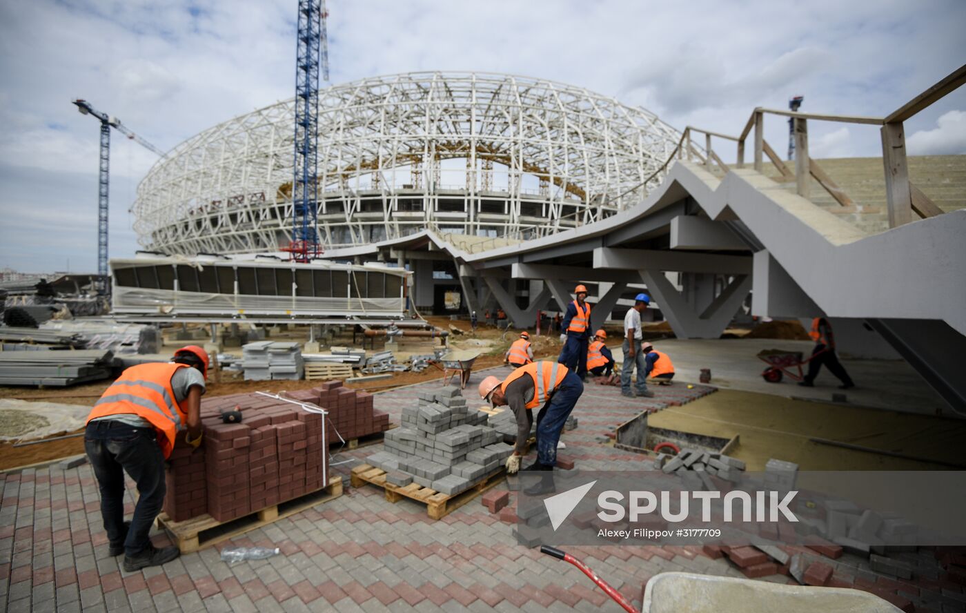 Construction of Mordovia Arena
