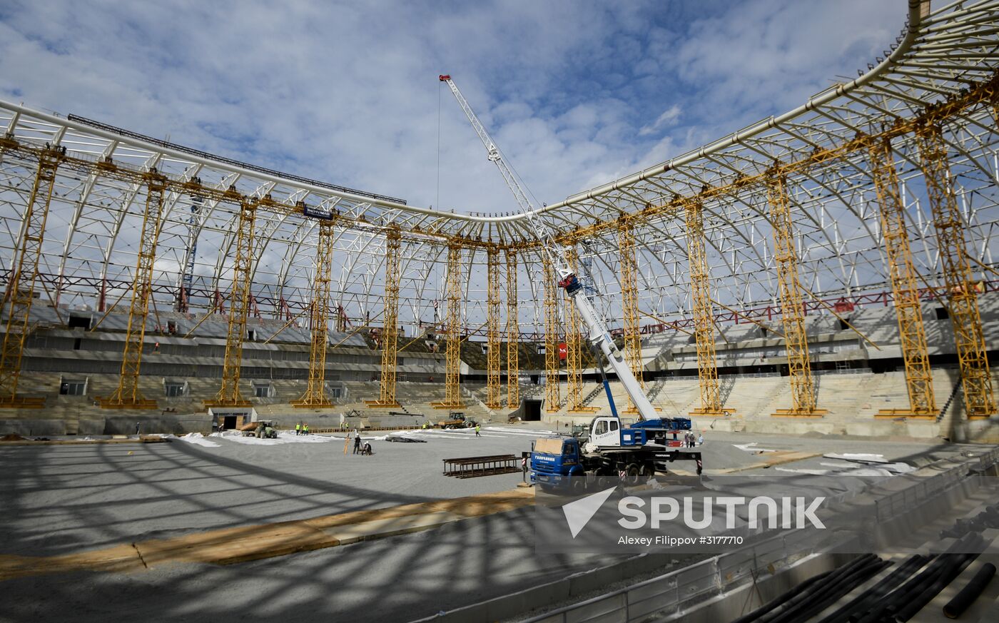 Construction of Mordovia Arena