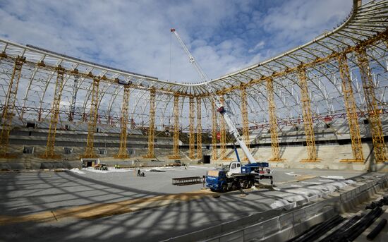 Construction of Mordovia Arena