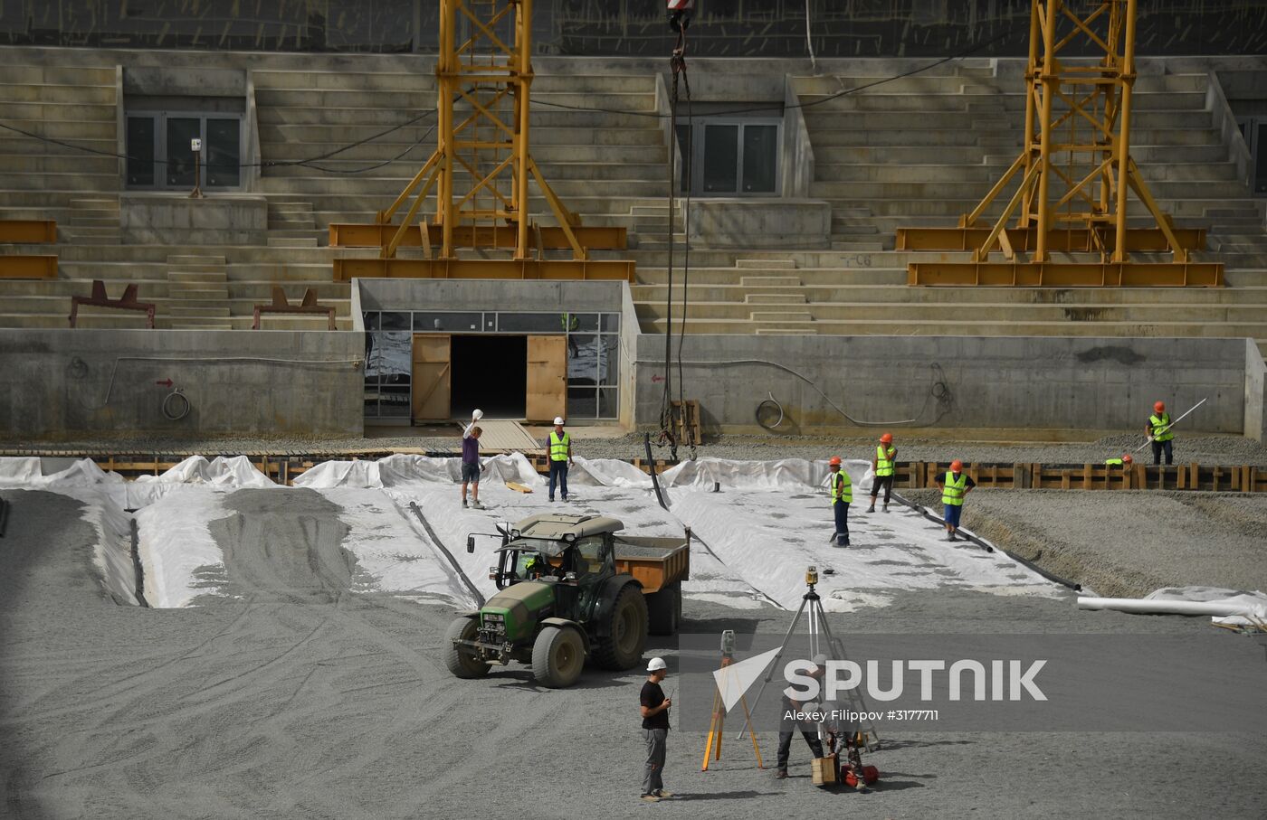 Construction of Mordovia Arena