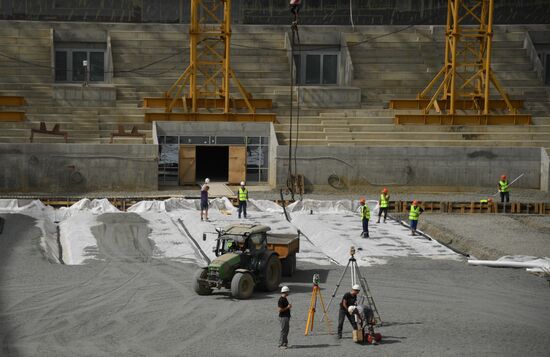 Construction of Mordovia Arena