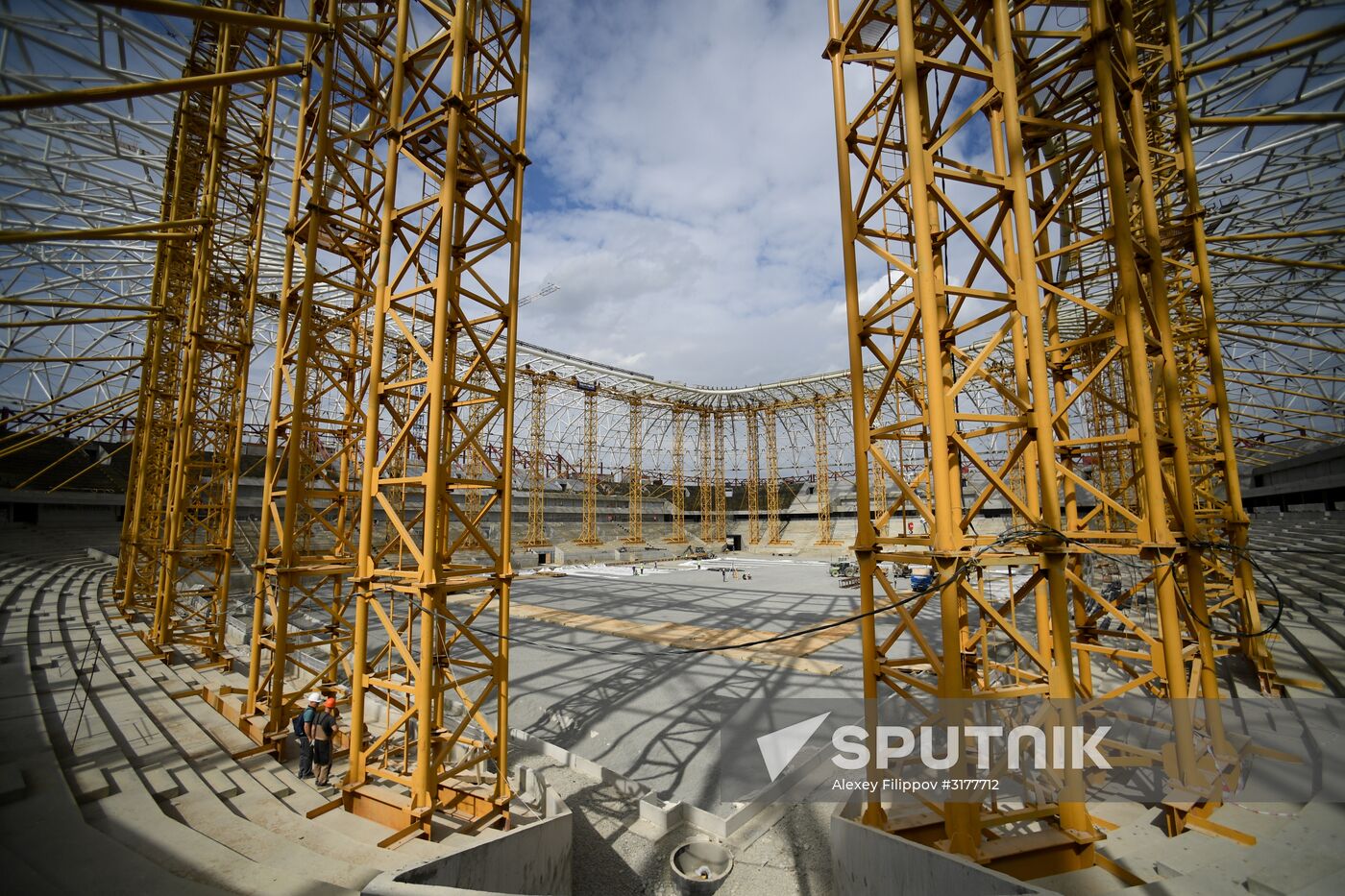 Construction of Mordovia Arena