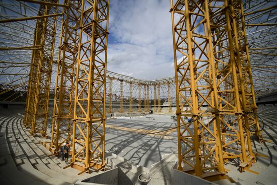 Construction of Mordovia Arena