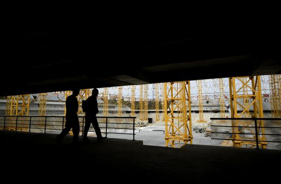 Construction of Mordovia Arena