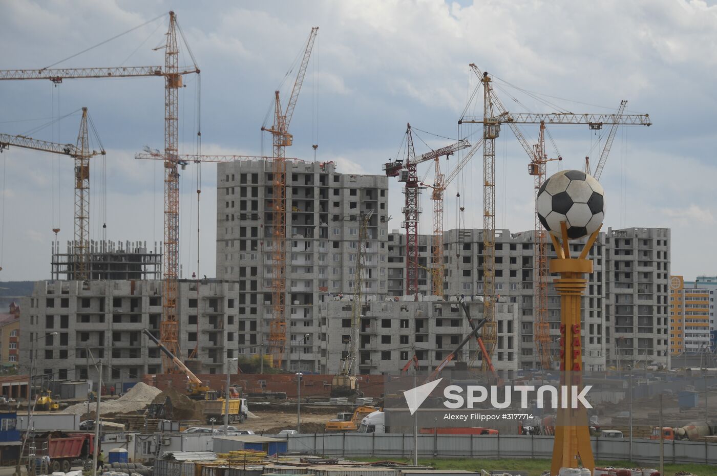 Construction of Mordovia Arena