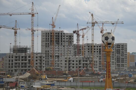 Construction of Mordovia Arena