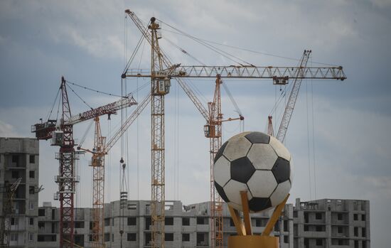 Construction of Mordovia Arena
