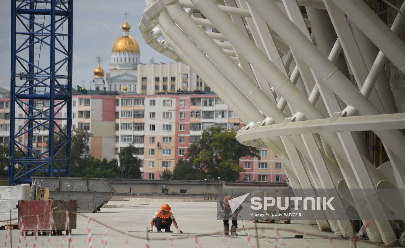 Construction of Mordovia Arena