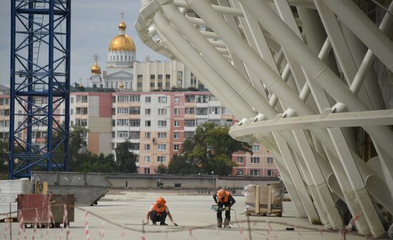 Construction of Mordovia Arena