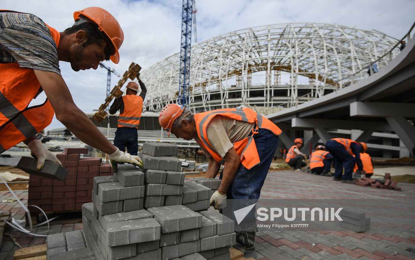 Construction of Mordovia Arena
