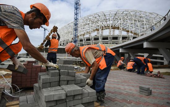 Construction of Mordovia Arena