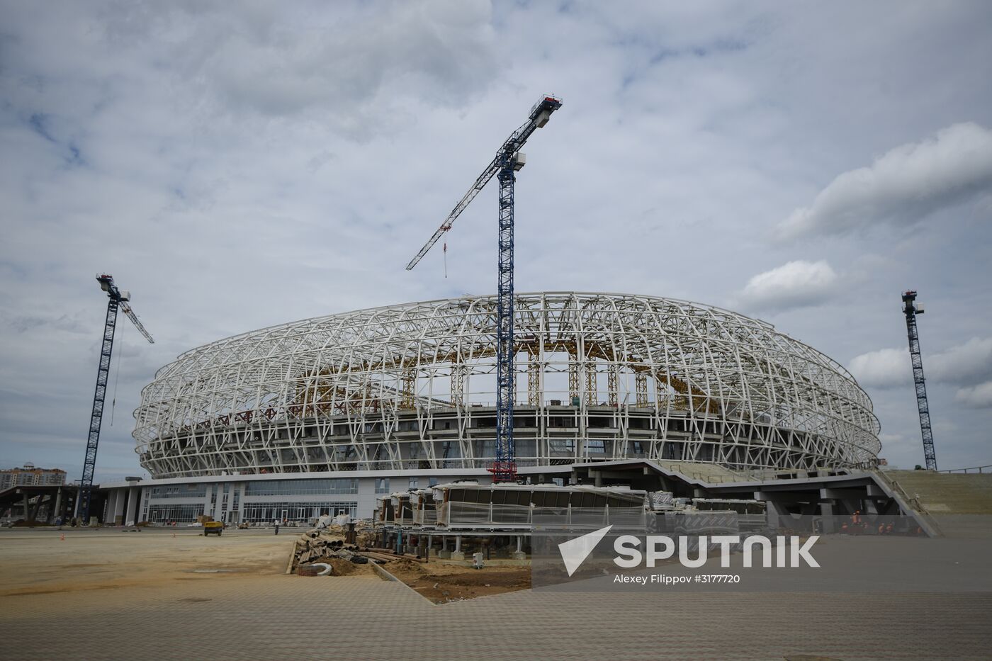 Construction of Mordovia Arena