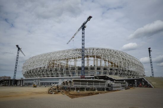 Construction of Mordovia Arena
