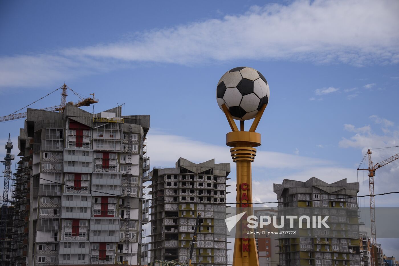 Construction of Mordovia Arena