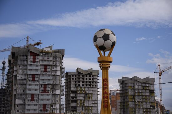 Construction of Mordovia Arena