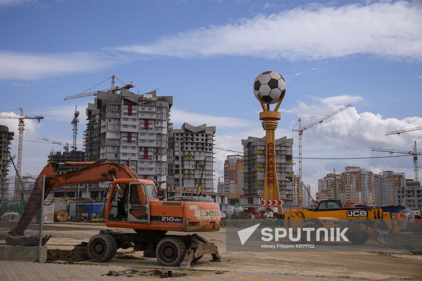 Construction of Mordovia Arena