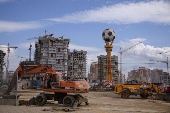 Construction of Mordovia Arena