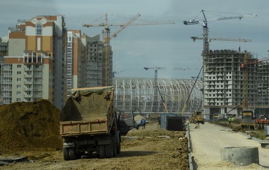 Construction of Mordovia Arena