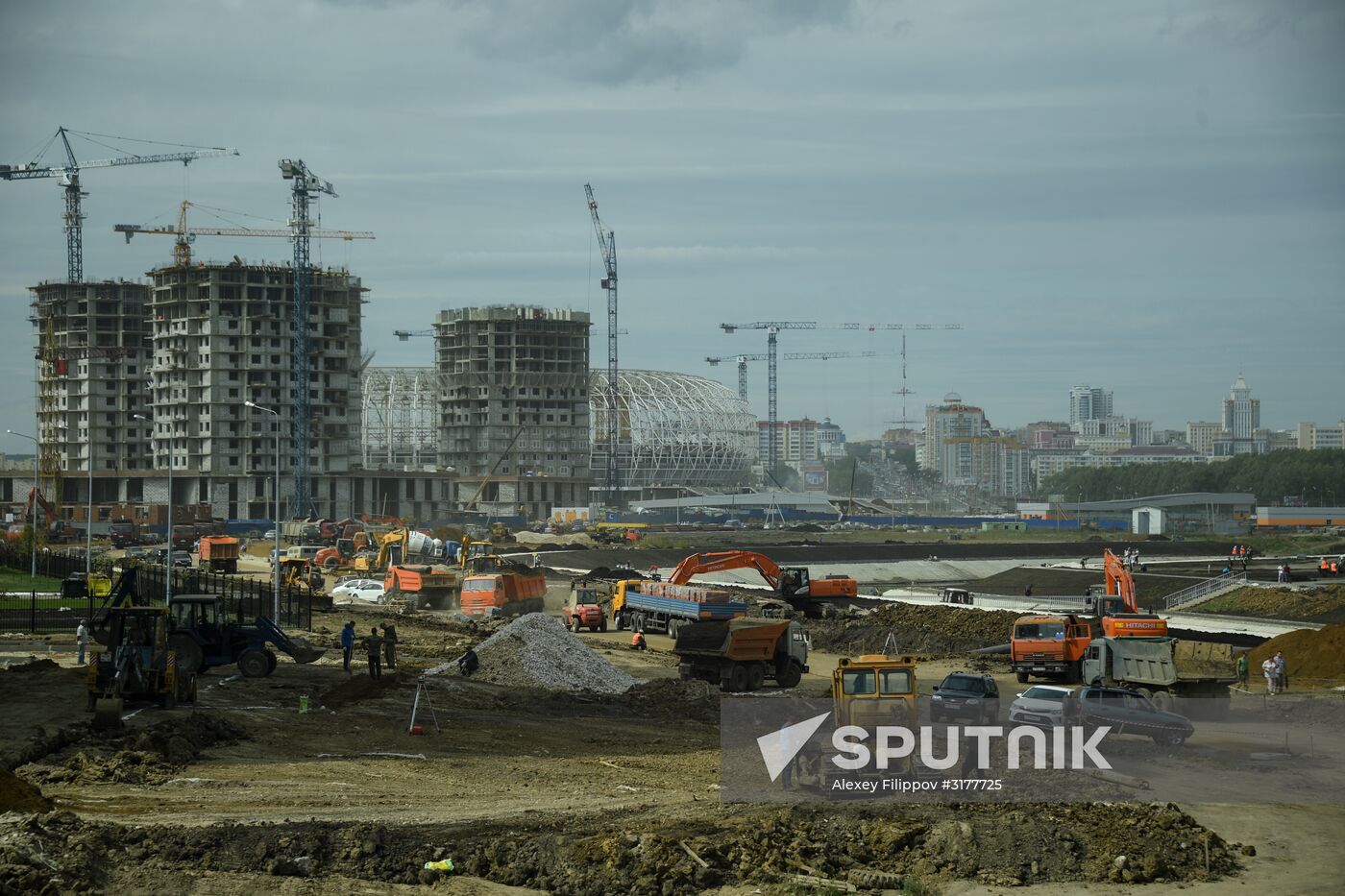 Construction of Mordovia Arena