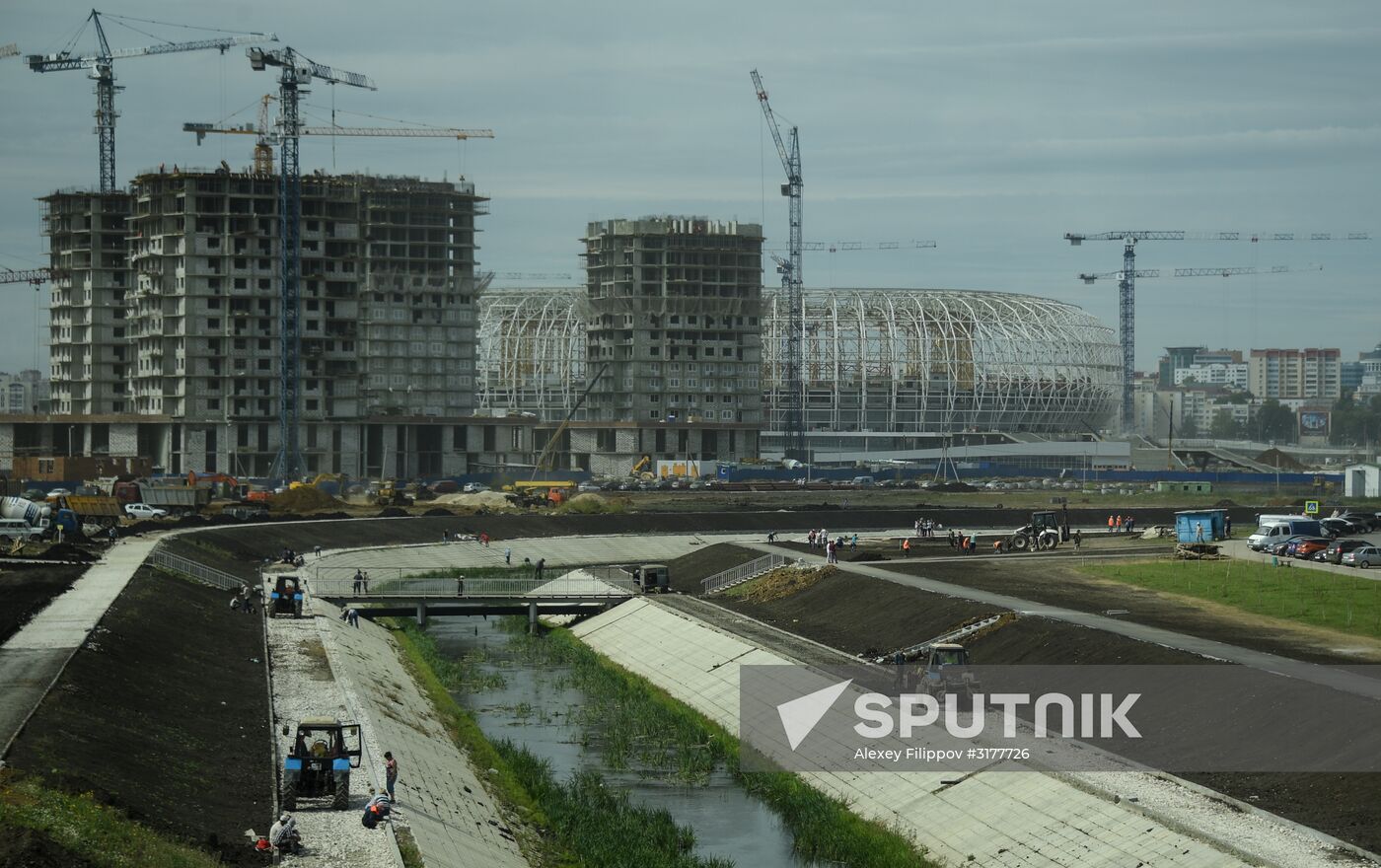 Construction of Mordovia Arena
