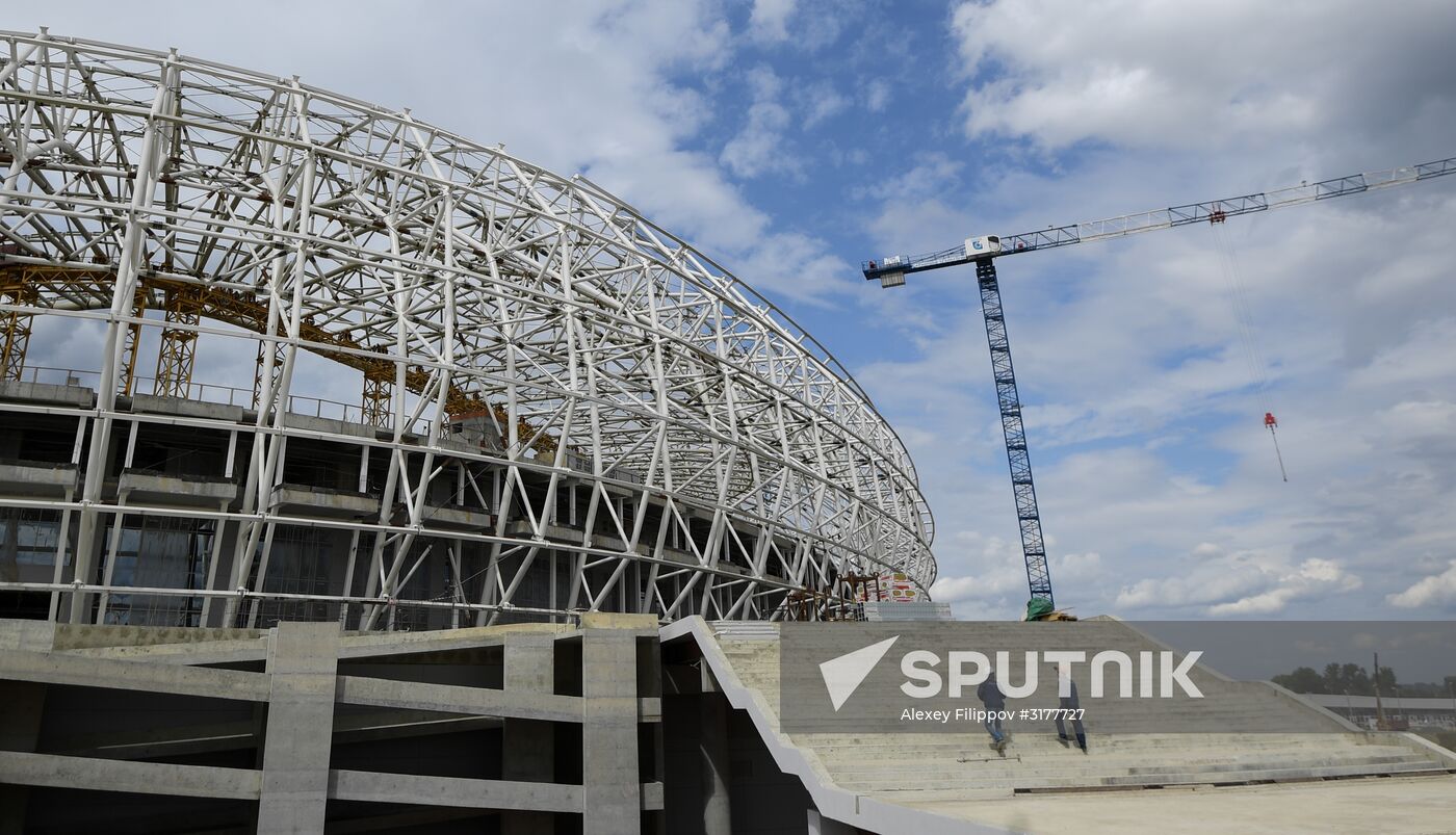 Construction of Mordovia Arena