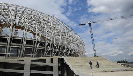 Construction of Mordovia Arena