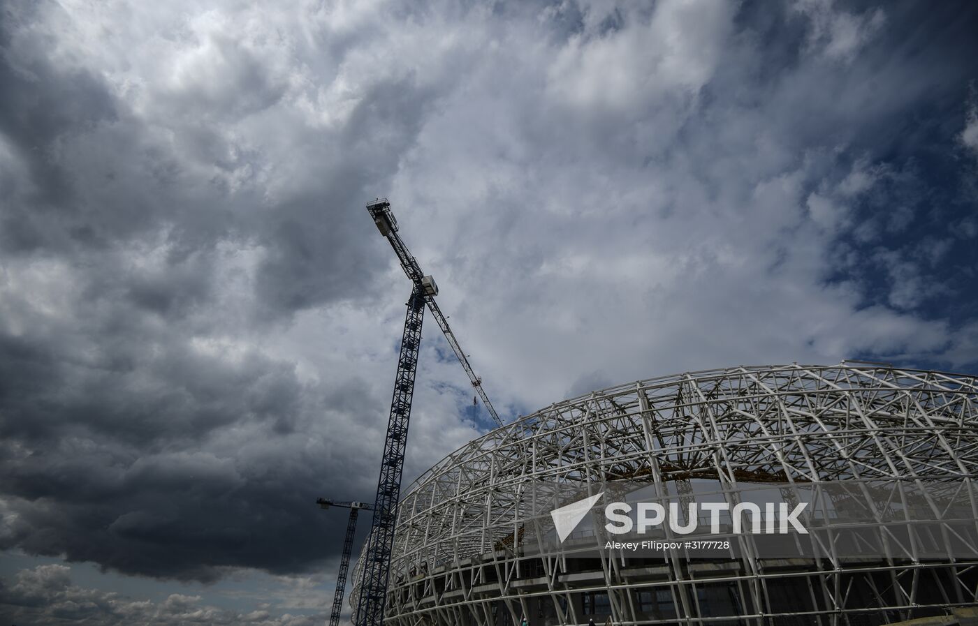 Construction of Mordovia Arena