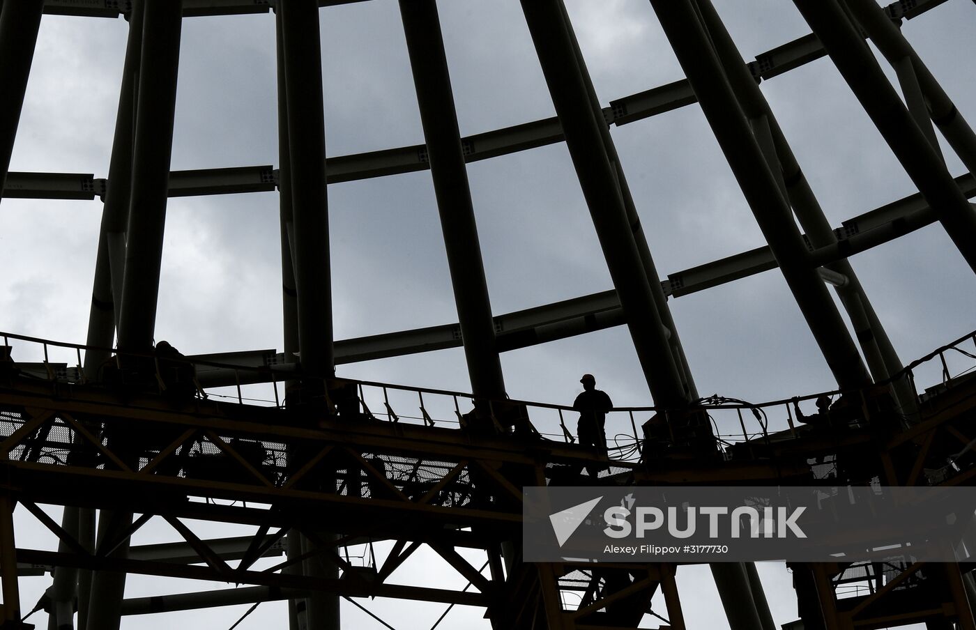 Construction of Mordovia Arena