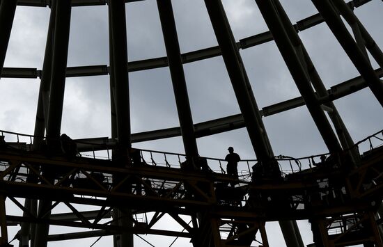 Construction of Mordovia Arena