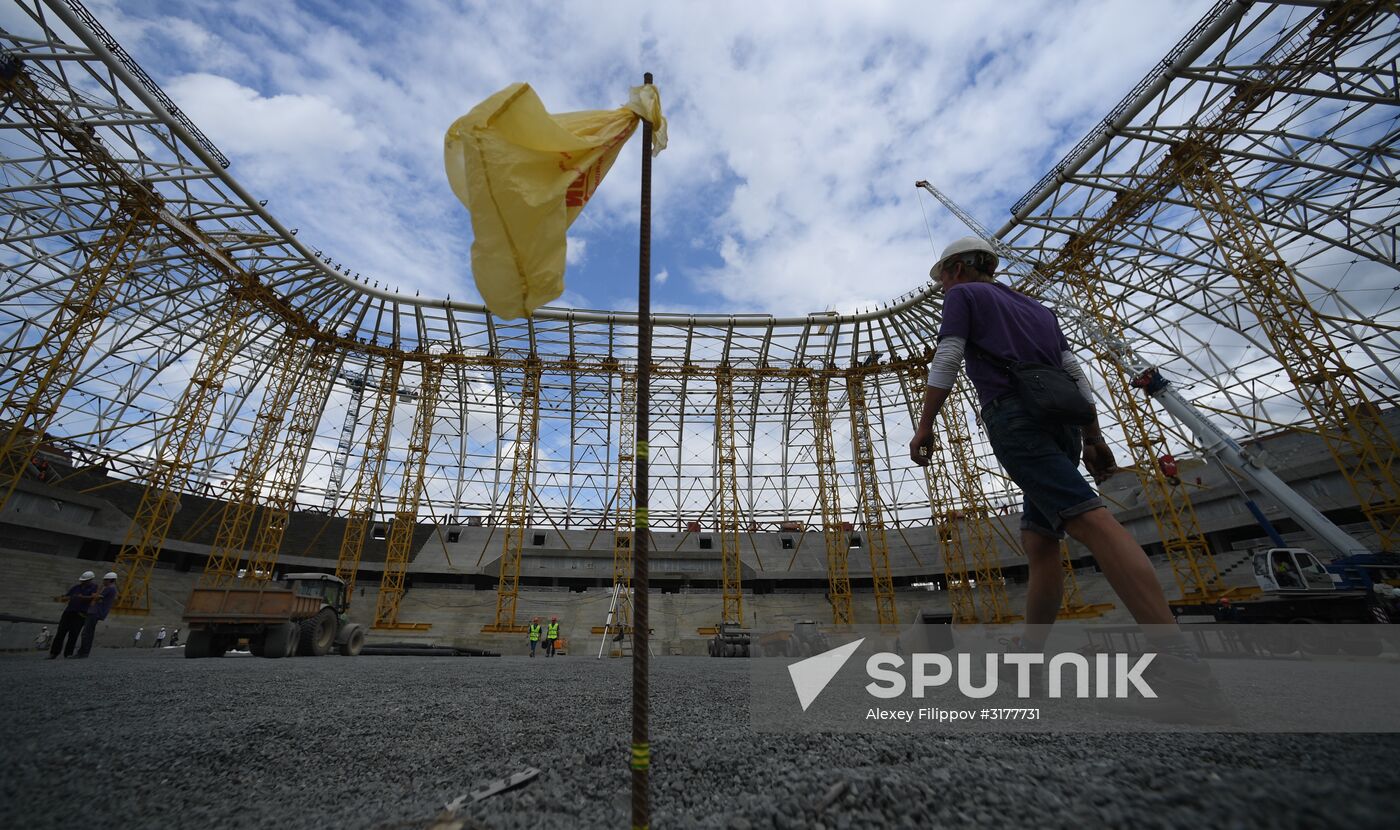 Construction of Mordovia Arena