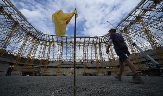 Construction of Mordovia Arena