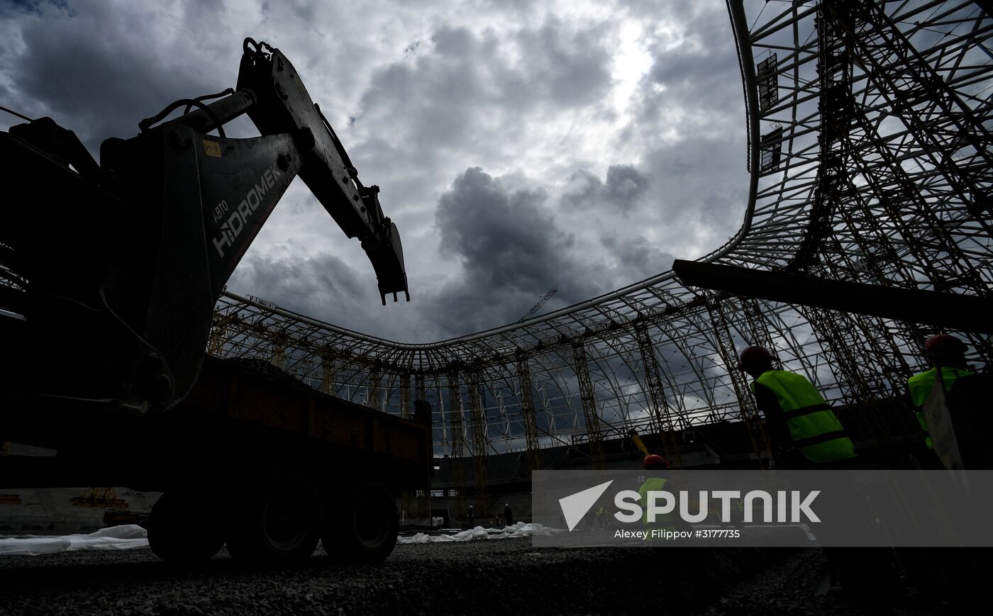 Construction of Mordovia Arena