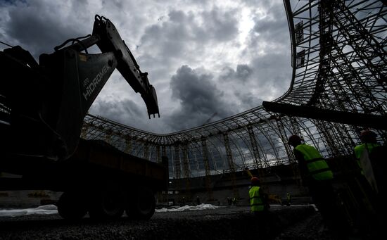 Construction of Mordovia Arena