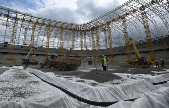 Construction of Mordovia Arena