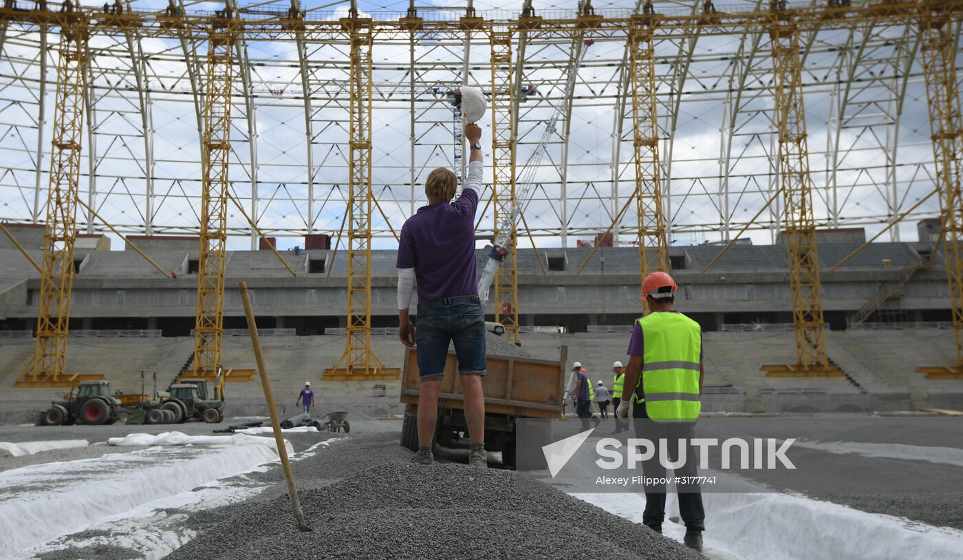 Construction of Mordovia Arena