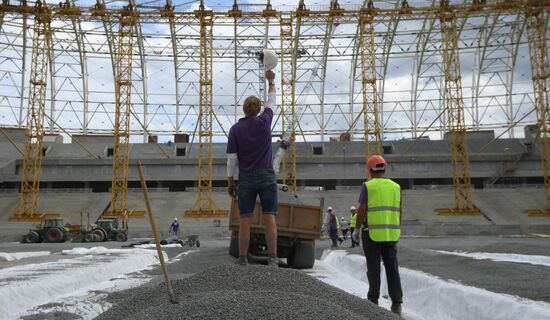Construction of Mordovia Arena
