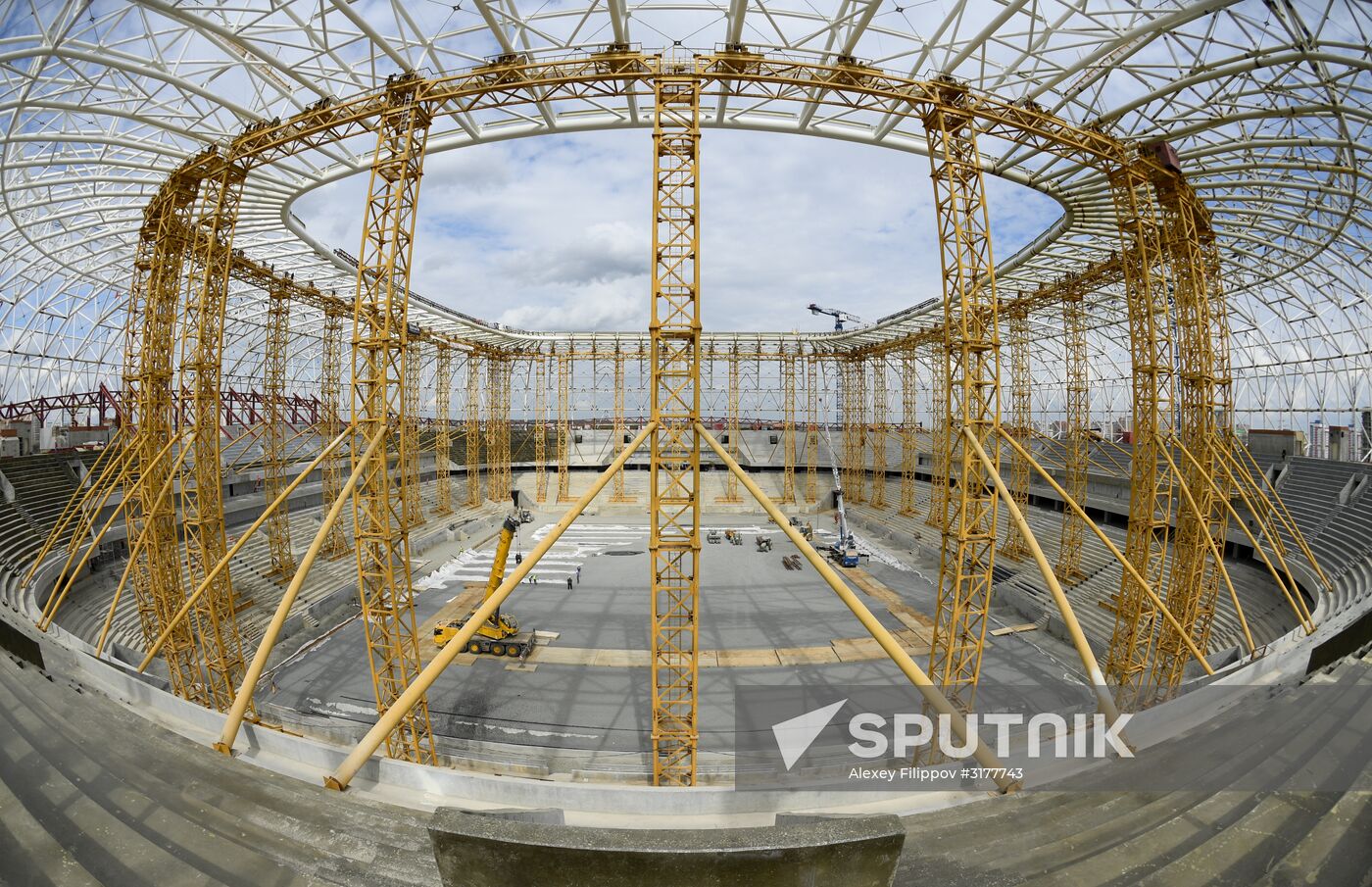 Construction of Mordovia Arena