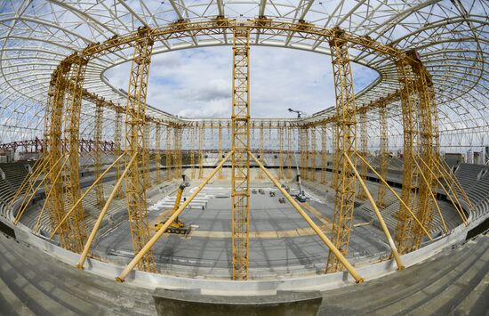 Construction of Mordovia Arena