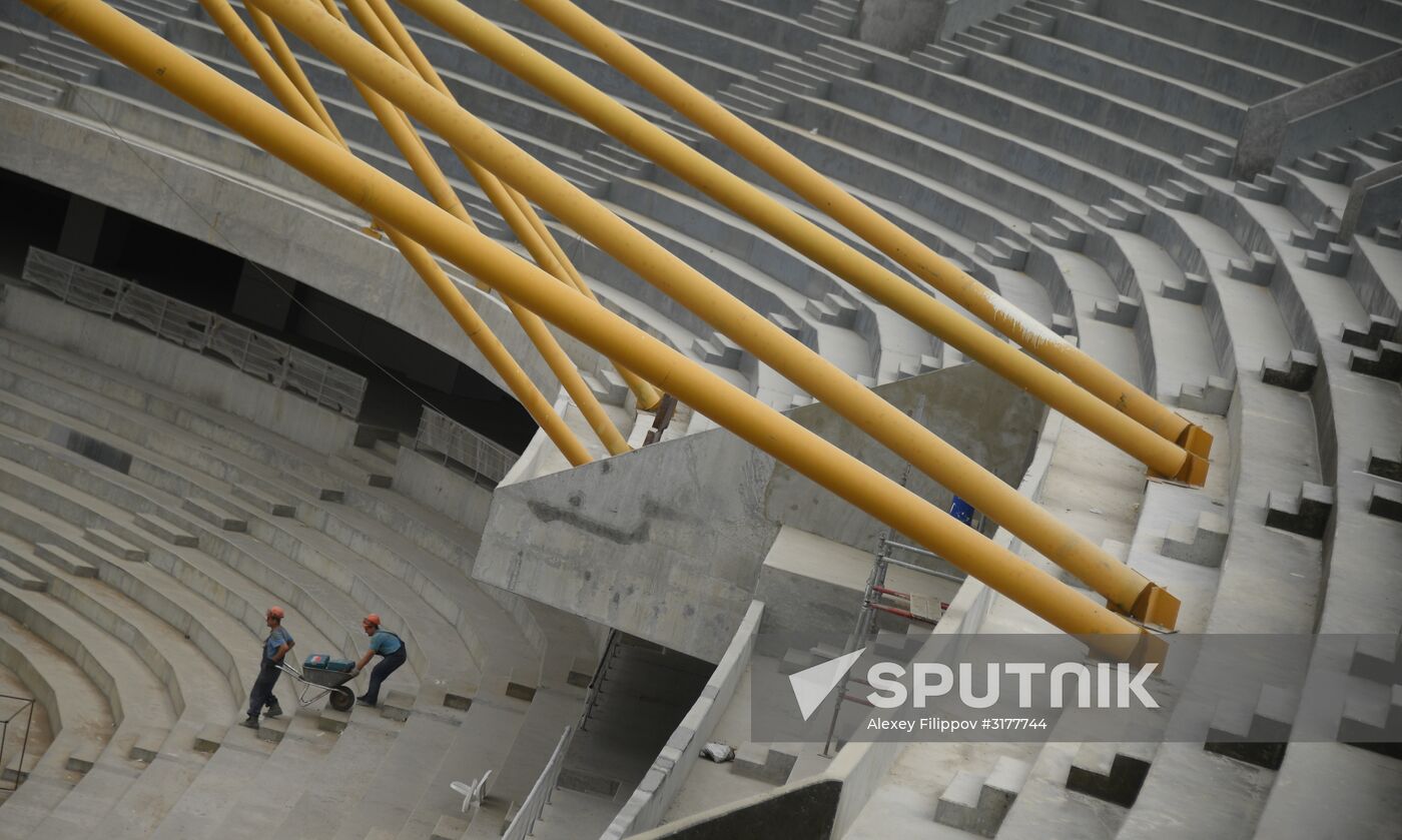 Construction of Mordovia Arena