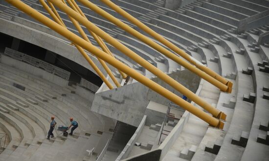 Construction of Mordovia Arena