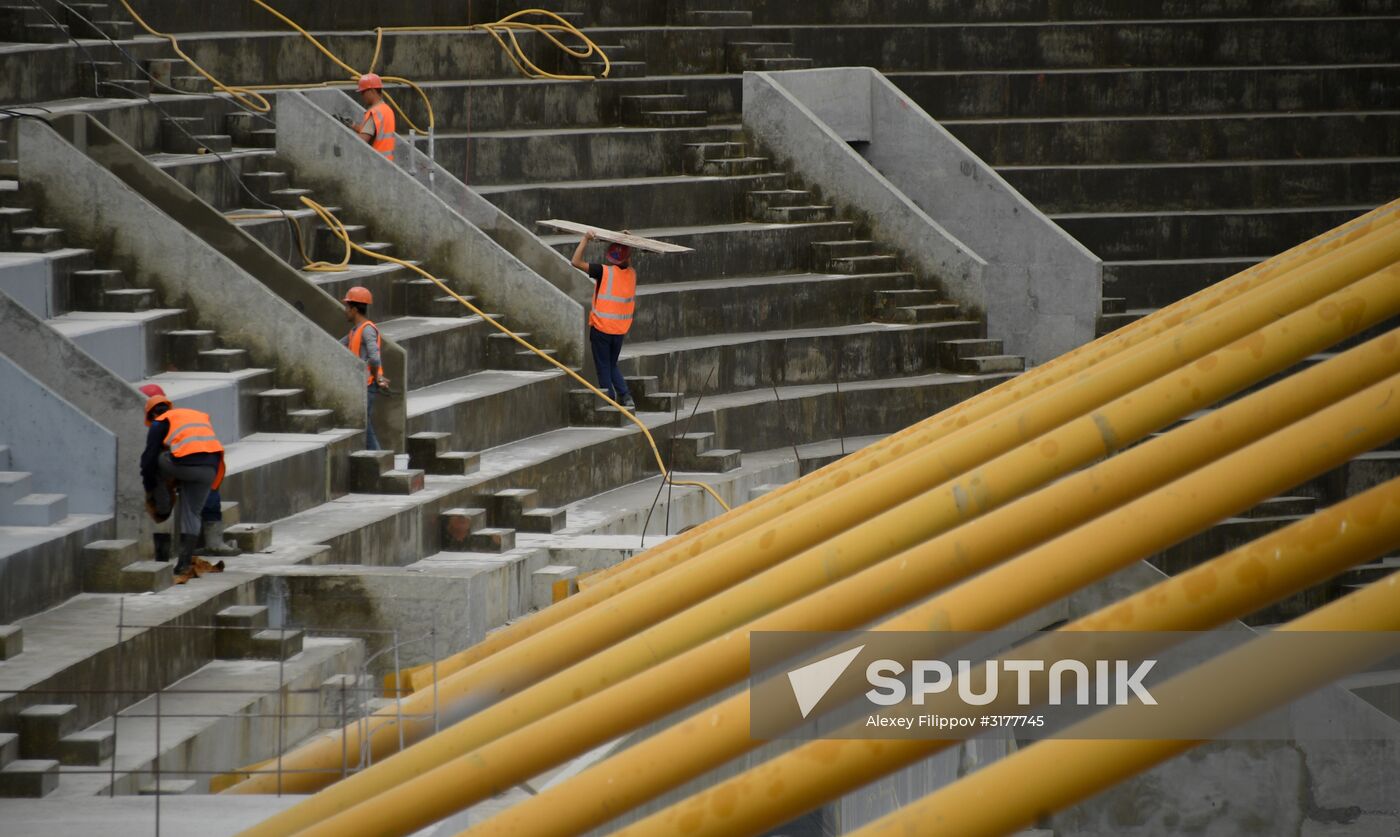 Construction of Mordovia Arena
