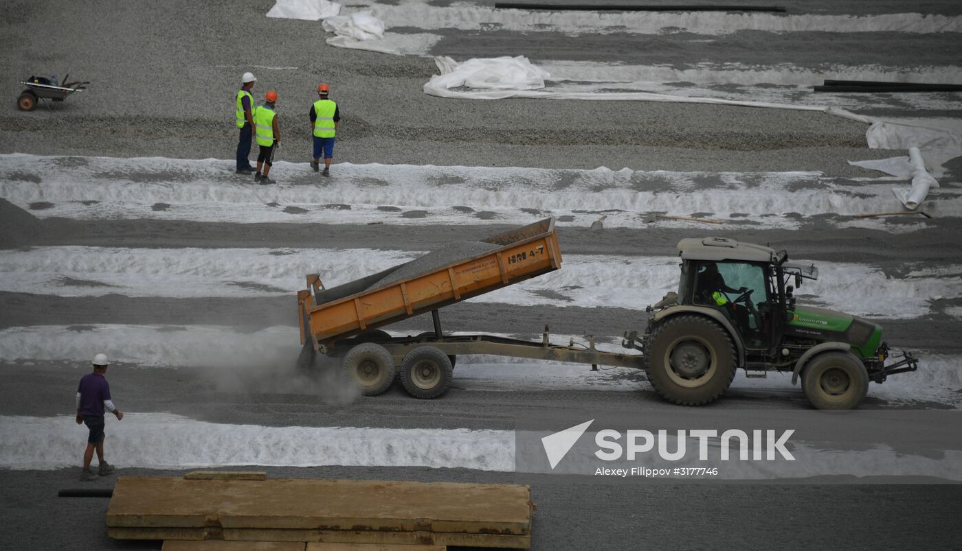 Construction of Mordovia Arena