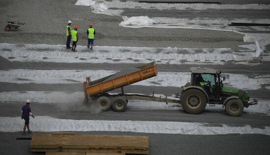 Construction of Mordovia Arena