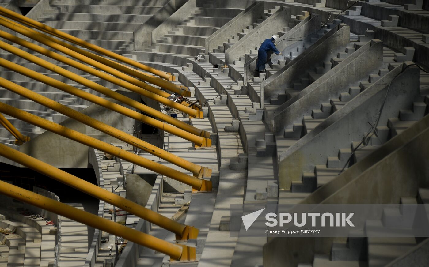 Construction of Mordovia Arena