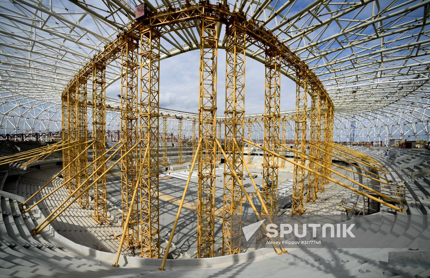 Construction of Mordovia Arena