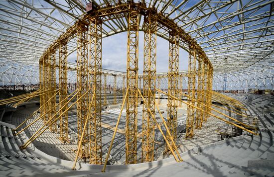 Construction of Mordovia Arena