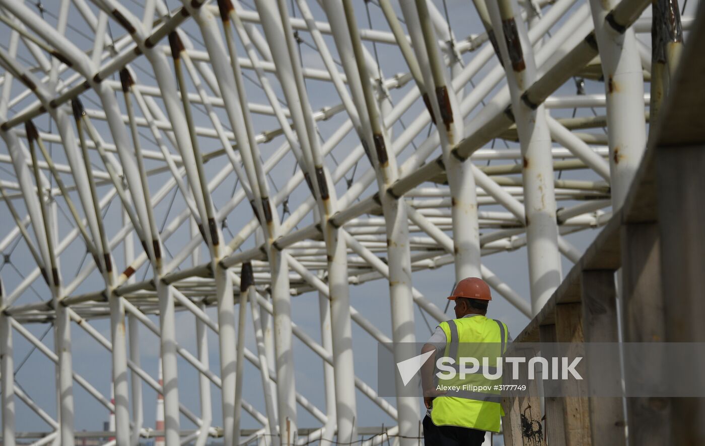 Construction of Mordovia Arena