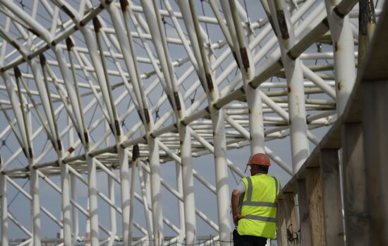 Construction of Mordovia Arena