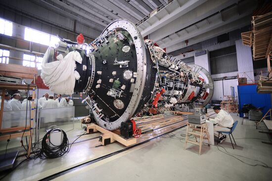 Deputy Prime Minister Dmitry Rogozin chairs meeting at Khrunichev space research center