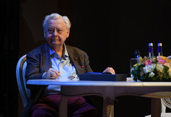 Meeting of Oleg Tabakov Theater company prior to new theater season